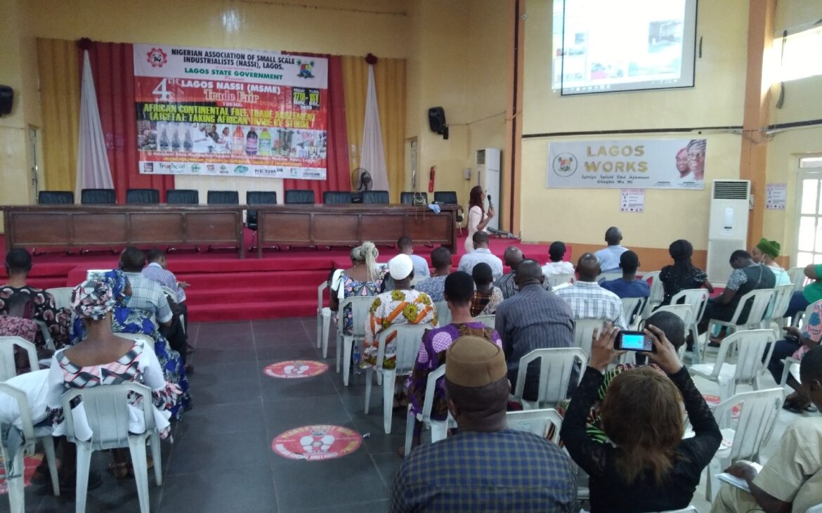 Entrepreneurs Showcase at the 4th Lagos NASSI (MSME) Trade Fair