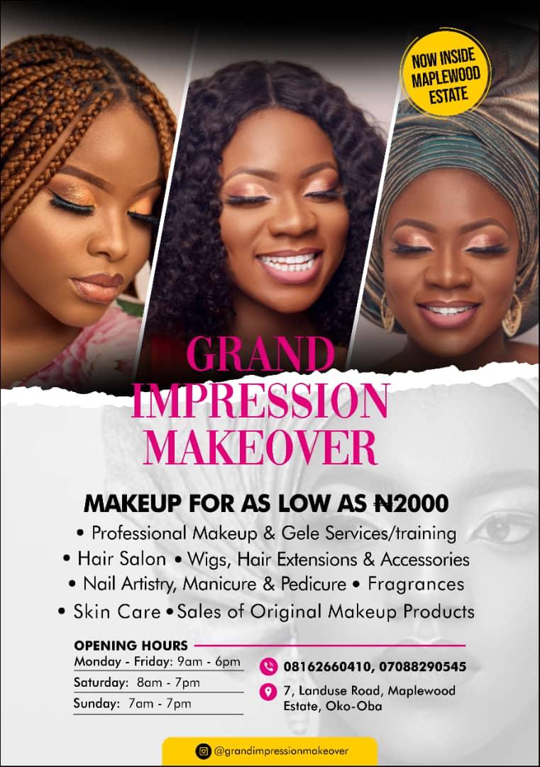 Women Connect Advert - Grand Impression Make-Over