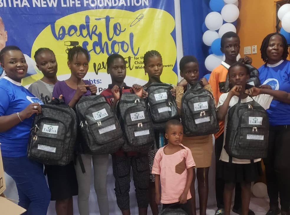 BACK TO SCHOOL: Tabitha New Life Foundation donates to Widows’ Children