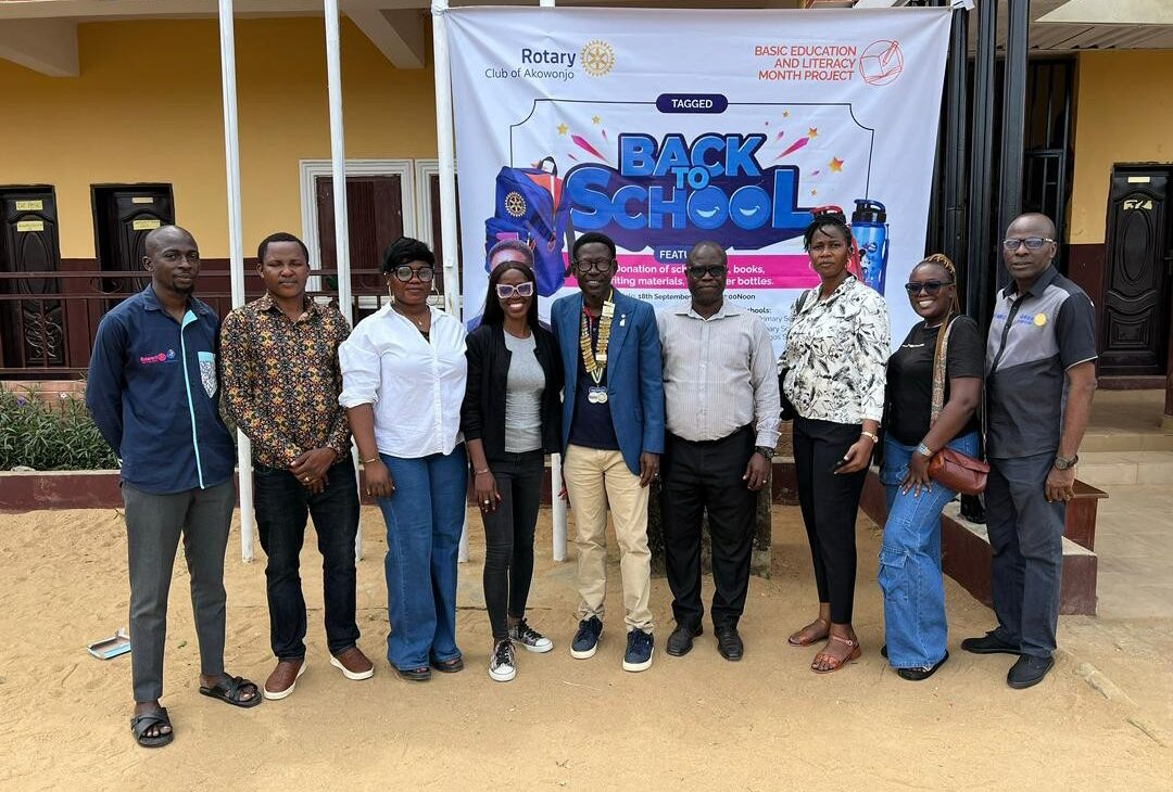 Rotary Club of Akowonjo Empowers Students with Back to School Project